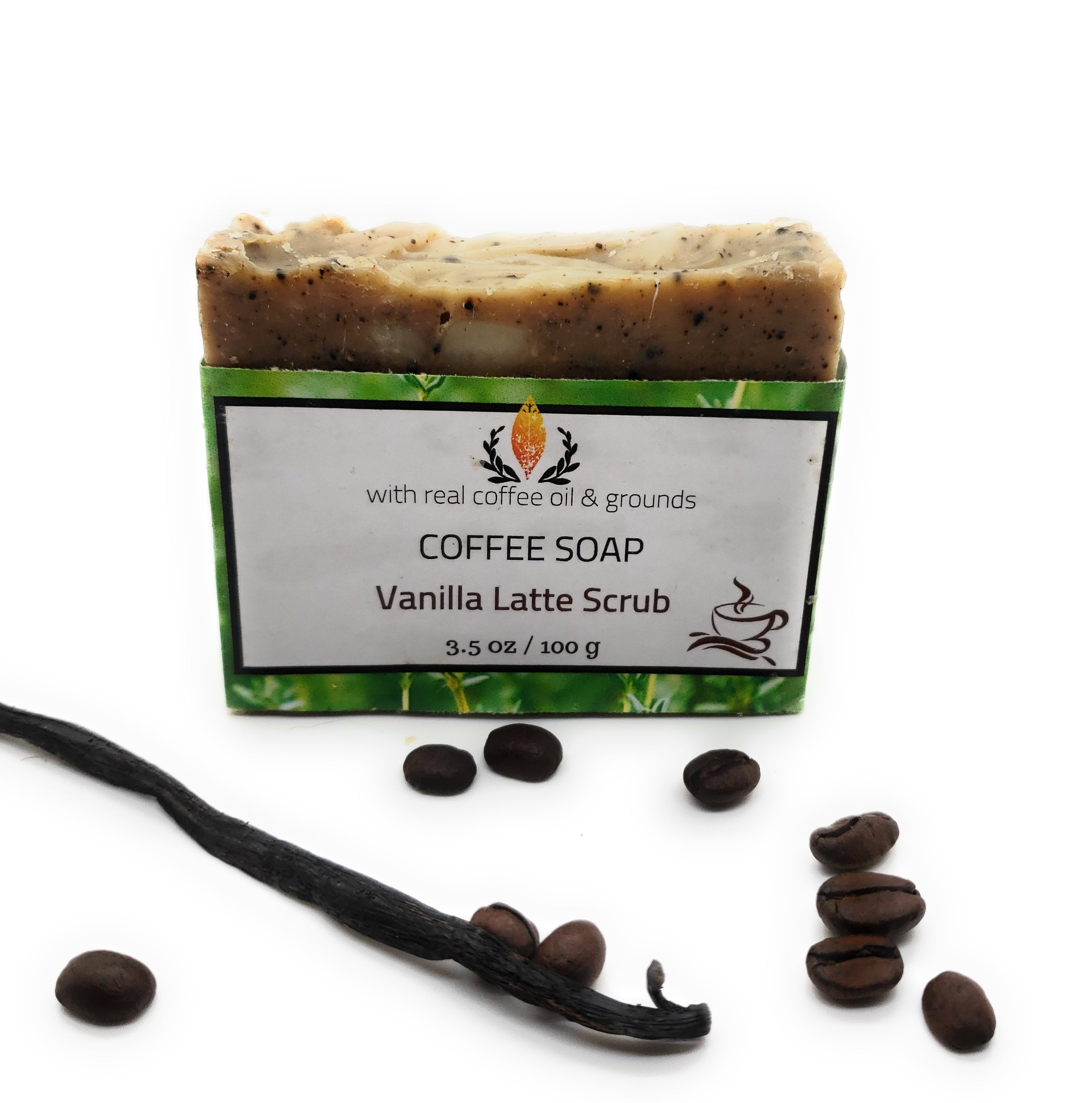 COFFEE Lover Gift Set // French Vanilla Coffee Scrub // Vanilla Latte Bar  Soap /